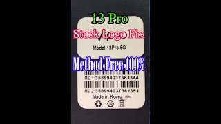 Stuck logo on 13 Pro 5G Vipro fix 100 free [upl. by Breed]