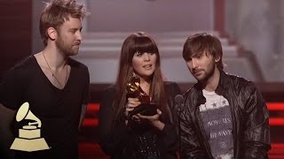 Lady Antebellum accepting the GRAMMY for Song of the Year at the 53rd GRAMMY Awards  GRAMMYs [upl. by Keverian]