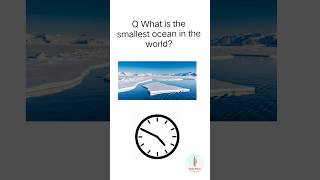 What is the smallest ocean in the world shorts [upl. by Keir267]