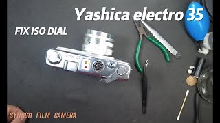 Yashica electro 35 FIX ISO DIAL [upl. by Ambrosia872]