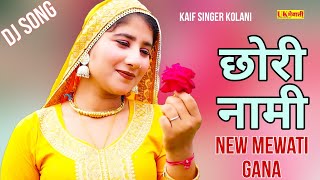 तेरे पीछे पागल हाेगो तू है छोरी नामी kaif Singer New Mewati Dj Song  Asmina Hd Video 2024 [upl. by Leiad]