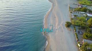 Drone su Punta Pellaro Reggio Calabria KiteSurf [upl. by Atoiyanap701]