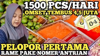 1500 PCSHARI OMSET 45 JUTA  PELOPOR PERTAMA JUALAN INI RAME PAKAI NOMOR ANTRIAN  IDE USAHA UNIK [upl. by Secunda]