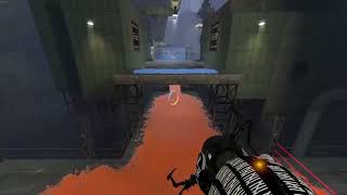 Portal 2 Gelocity Time Trial  Track 3 in 11500 [upl. by Adnawahs726]