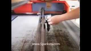 Adjust Laser on Laser cutting machine [upl. by Arbua]