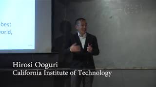 quotThe Science of The Man from the 9 Dimensionsquot Hirosi Ooguri California Institute of Technology [upl. by Ahsap828]