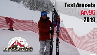 Tests skis Armada Arv96 2019 [upl. by Litta993]