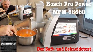 Bosch Pro Power MFW 68660 Rollschneider und Entsafter  Test und Fazit Teil 3 [upl. by Noy221]