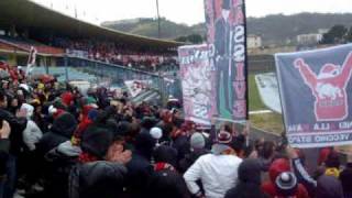 COSENZA NOCERINA 11 20102011 1°div 26°giornata partita in curva sud Trasferta Cosenza [upl. by Gudrun]