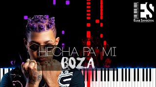 Hecha pa mi  Boza Piano Tutorial  Eliab Sandoval [upl. by Donoghue]