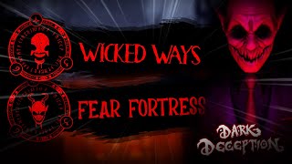 Dark Deception Chapter 5 Fear Fortress Wicked Ways amp Secret Final Level Updates QnA Recap Part 3 [upl. by Aisiram]