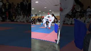 Kumite highlights of V KARATE ACADEMY TIRUPUR fighter score martialarts kumite karate [upl. by Hazen]