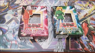 Unboxing Barajas de inicio Joey y Pegasus YuGiOh [upl. by Ardnoid274]