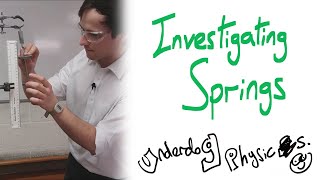 Investigating springs  GCSE Physics [upl. by Nnovahs]