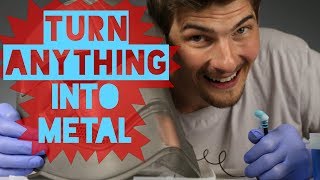 HowTo Make Metal Electroplating a 3D Printed Star Wars Helmet [upl. by Llerot592]