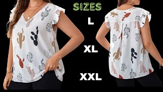 Blusa Holgada con Canesú y Mangas de Fruncir a la Moda Diséñala muy Fácil [upl. by Maison600]