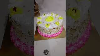 Rasmalai cake Different design rasmalaicake birthdaycake short viral [upl. by Chiarra]