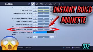 NOUVEAU INSTANT BUILD SUR CONSOLE   SENSIBILITÉ CONSTRUCTION [upl. by Aztin]