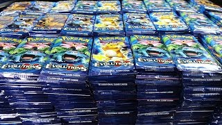 Opening 1000 Evolutions Pokemon Packs [upl. by Liggitt116]