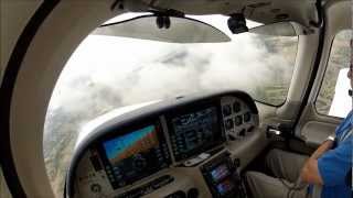 IFR Flight in IMC  Cirrus SR20  Instrument Training [upl. by Martineau199]