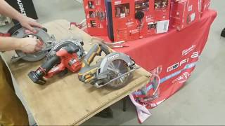 Milwaukee M18 Fuel Gen2 7 14 in 2732 vsMilwaukee M18 Fuel Gen1 Saw vsRidgid 18v Circular Saw [upl. by Rosmunda]