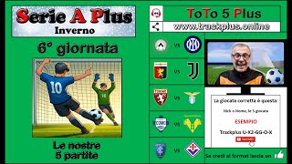 Serie A Plus Inverno ⚽ Le 5 partite ⚽ 6° giornata [upl. by Dieball]