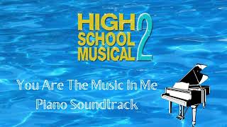 You Are The Music In Me High School Musical 2  Relaxing Disney Piano Backing Soundtrack [upl. by Adniled225]