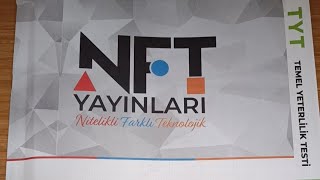 NFT Yayınları TYT Deneme sınavı Cevap Anahtarı tyt yks [upl. by Carlina]