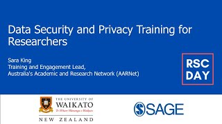 Data Security and Privacy Training for Researchers [upl. by Lawan662]