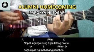 Alumni homecoming  Parokya ni Edgar  Easy Guitar Chords Tutorial with Lyrics [upl. by Freida]