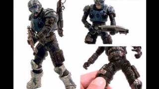 Gears Of War Series 3 Action Figures  Gears Of War Toys [upl. by Atilam]