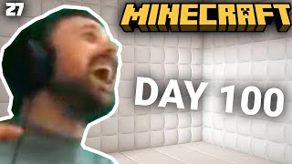 Forsen tries to break record for 100th day Minecraft 27 [upl. by Edroi737]