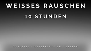 Weißes Rauschen Schwarzer Bildschirm  Schlafen Lernen Konzentrieren  Linderung Baby Koliken [upl. by Paxon]