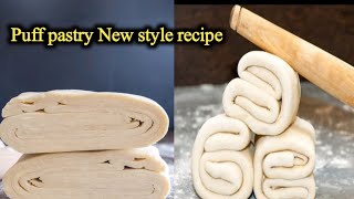 Puff Pastry DOUGH Recipe  Homemade Puff Pastry food fusion by tahira Mrchefu [upl. by Naiva]