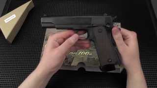 UnboxingInfoComparison Inokatsu Colt M1911A1 Standard Edition Full Steel CO2 GBB Pistol [upl. by Opiak]