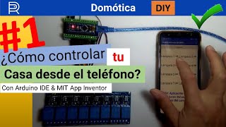 ✅ 1️⃣ DOMOTICA  Controla tu casa 🏡 desde tu TELÉFONO 📲►en sólo 5 minutos PASO a PASO FUNCIONA😱 [upl. by Dorkas]