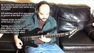 How A Blower Switch Works  Project DIVIDE Guitar Mods [upl. by Blayze884]