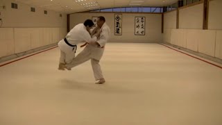 Judo Throwing Okuri Ashi Harai  Building Up to Double Foot Sweep [upl. by Mllly940]