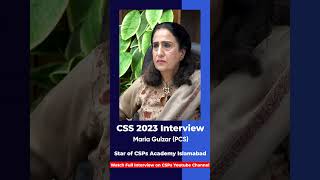 Mock Interview  CSS exam preparation from CSPs Academy Islamabad csspreparation [upl. by Daley955]