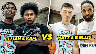 He Caught FIRE Kam amp Elijah vs B Ellis amp Matt Lee 2v2 [upl. by Ferullo]