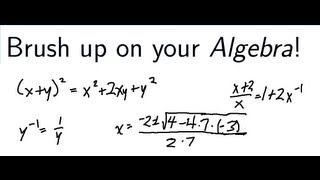 Brushing Up on Algebra 1 Distribution [upl. by Justin]