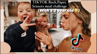 TikTok meal challenge with my 3 year old [upl. by Attenad189]