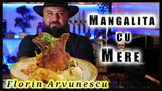 O Reteta Mai Veche  Musi de Incercat  Cotlete de  Porc  Mangalita cu Mere Caramelizate si Piure [upl. by Dasie]