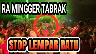 Rusuh poll Bantengan dilempari dari luar  Tantang terus  Satriyo Mudo Original Kalimati [upl. by Shaer318]