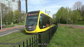 Utrecht passing Qbuzz trams 20230504 12 Clips [upl. by Ailemap]