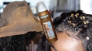 2 DRUGSTORE WIG HACKS How To Cover Knots On Lace No Bleach Tint Lace amp Hide Lace Hairline [upl. by Dempster]