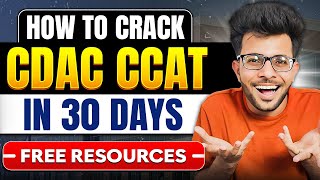 How to Crack CDAC CCAT Exam in 30 Days  Free Resources 📚🔥 [upl. by Thierry]