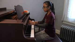 Schubert Impromptu D 935 Op 142 No 3  Isabella Florendo 14 years old [upl. by Oruhtra]