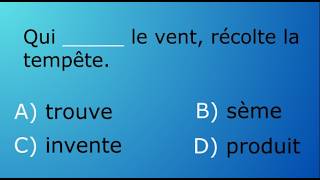 🇫🇷 B2  French VOCABULARY TEST  Medley N°5 of Vocabulary Exercises  10 Questions QUIZ [upl. by Nomyar550]