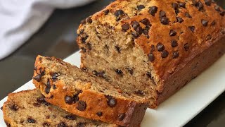 Best Chocolate Chip Banana Bread Recipe [upl. by Pengelly672]